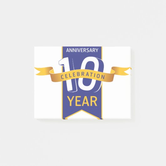 10周年記念年祝賀 ポストイット (正面)