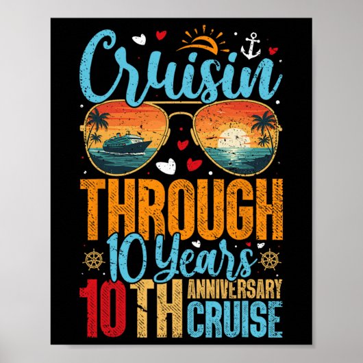 10周年記念日おめでとう クルーズ ポスター (正面)