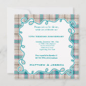 10周年記念日 招待状 (正面)