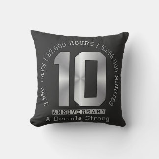 10周年記念日 - 10年の歩み クッション