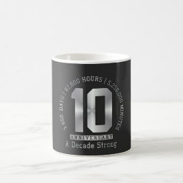 10周年記念日 - 10年の歩み コーヒーマグカップ