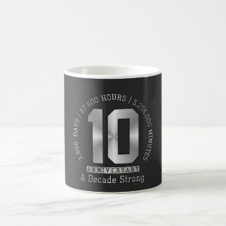 10周年記念日 - 10年の歩み コーヒーマグカップ
