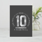 10周年記念日 - 10年の歩み 招待状 (スタンド正面)