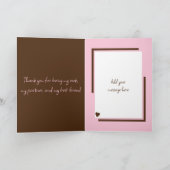 10周年記念猫茶色ピンク カード (内部)