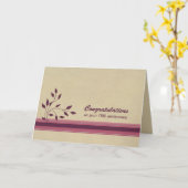 10周年記念社員おめでとう カード (黄色い花)