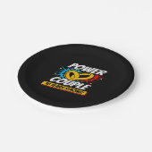 10周年記念結婚したカップル10年 ペーパープレート (アングル)