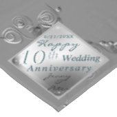 10周年記念結婚のテーブルクロス テーブルクロス (アングル)