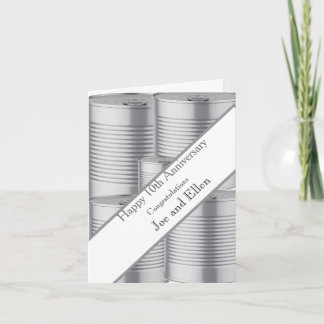 10周年記念結婚スズ周年記念 カード