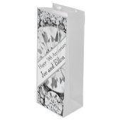 10周年記念結婚ダイヤモンド ワインギフトバッグ (正面アングル)