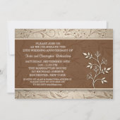 10周年記念結婚写真招待状 招待状 (裏面)