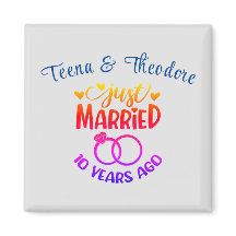 10周年記念結婚名前をカスタムする