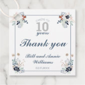 10周年記念結婚応援10年ありがとうございました フェイバータグ (正面)