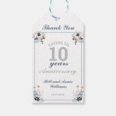 10周年記念結婚応援~10年パーティー ギフトタグ (正面)