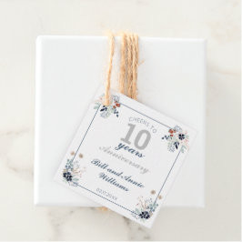 10周年記念結婚応援～10年パーティー フェイバータグ