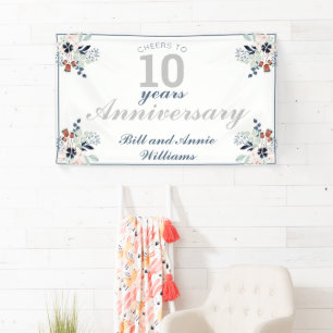 10周年記念結婚応援～10年パーティー 横断幕