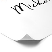 10周年記念結婚第10回写真コラージュ ポスター (角)