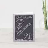 10周年記念結婚要素グリーティングカード カード (正面)