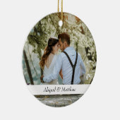 10周年記念結婚贈り物ラブリー引用文 セラミックオーナメント (右)