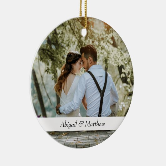 10周年記念結婚贈り物ラブリー引用文 セラミックオーナメント (右)