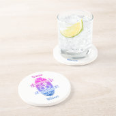 10周年記念結婚錫アルミニウム コースター (側面)