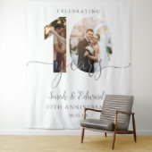 10周年記念結婚2写真背景 タペストリー (インサイチュ)