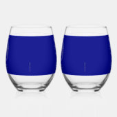 10周年記念飲み物用品セットステムレスワイングラス ステムなしワイングラス (左)