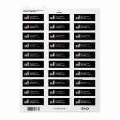 10周年記念9月11差出人住所 ラベル (フルシート)