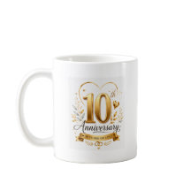 10周年記念 10年の愛を金色にデザイン