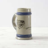 10周年記結婚念日 ビールジョッキ (正面左)