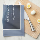 10周年調整のパーソナライズおめでとう キッチンタオル (四つ折り)