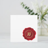 10周年赤ろうの封印 カード (スタンド正面)