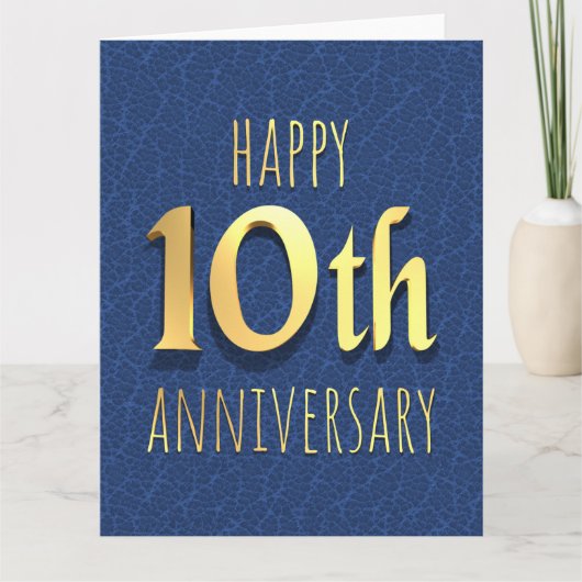 10周年 カード (正面)