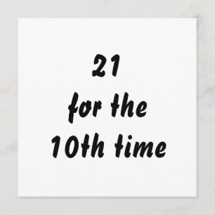 10回目は21回。30歳の誕生日。ブラックホワイト カード