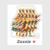 10大主の跳躍 | クリスマスの12日 シール (シート)