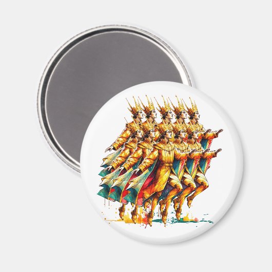 10大主の跳躍 | クリスマスの12日 マグネット (正面/裏面)