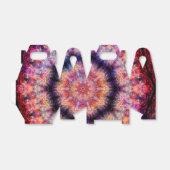 10尖型ラジアルカラフル万華鏡のように千変万化するパターン フェイバーボックス (折り畳みなし)