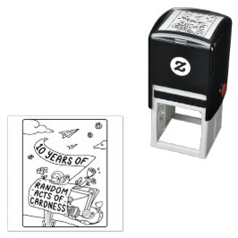 10年の無作為スタンプ セルフインキングスタンプ