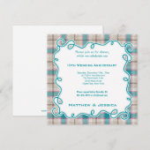 10年の結婚記念日 招待状 (正面/裏面)