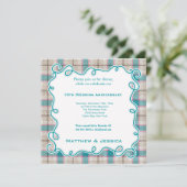 10年の結婚記念日 招待状 (スタンド正面)