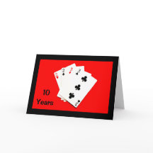 10年は大きな出来事！記念カード