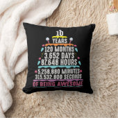 10年オールドケーキ10誕生日分 クッション (ブランケット)