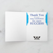 10年カスタム勤続記念カード カード (内部)