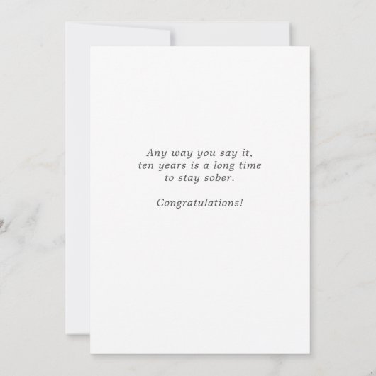 10年ソバ カード (裏面)