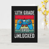 10年レベルロック解除のキッド新学期 カード (黄色い花)