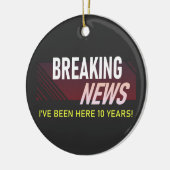 10年勤続記念10回目の従業員ギフト セラミックオーナメント (左)