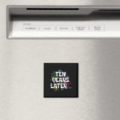 10年後おもしろいミーム10歳10歳 マグネット (インサイチュ (食洗機))