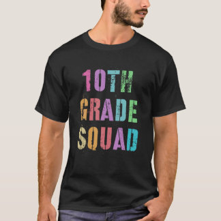 10年生の分隊の先生子供たちが無料でプレイ Tシャツ