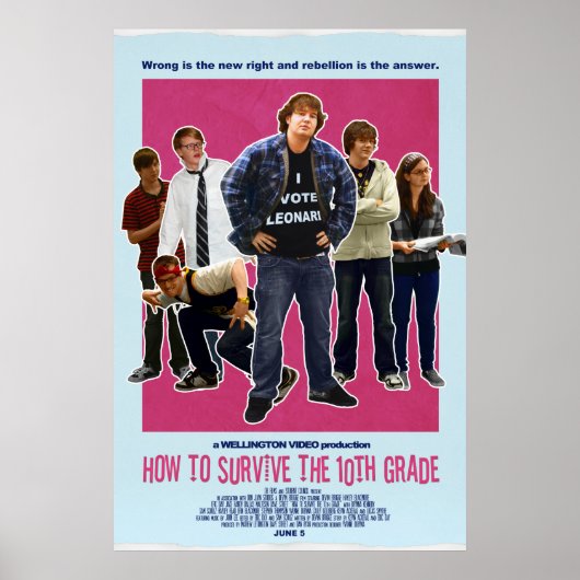 10年生の方生き延び法 – 投票レナード ポスター (正面)