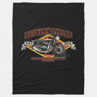 10年祝のRevelry Cycles フリースブランケット