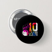 10年素晴らしボーリング10誕生日 缶バッジ (正面&裏面)
